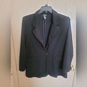 Soho Apparel Black Long Sleeve Womens Blazer Size Large